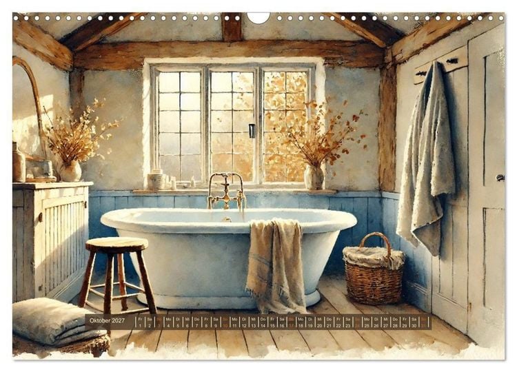 Produktbild: Im kleinen Cottage (Wandkalender 2027 DIN A3 quer), CALVENDO Monatskalender