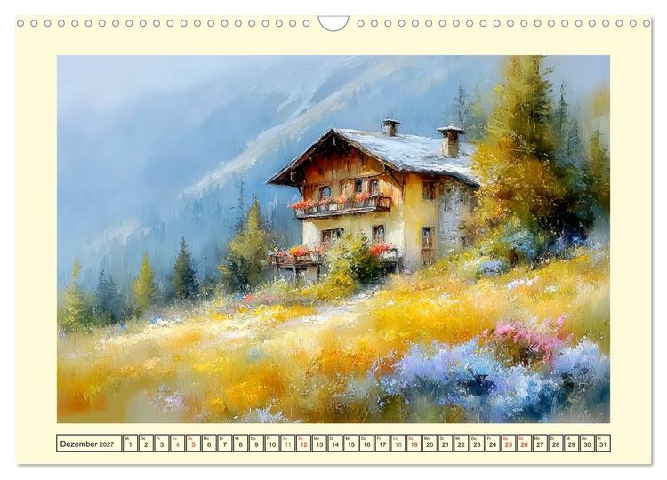Produktbild: Reise durch die Schweiz. Malerische Einblicke in Stadt und Land (Wandkalender 2027 DIN A3 quer), CALVENDO Monatskalender