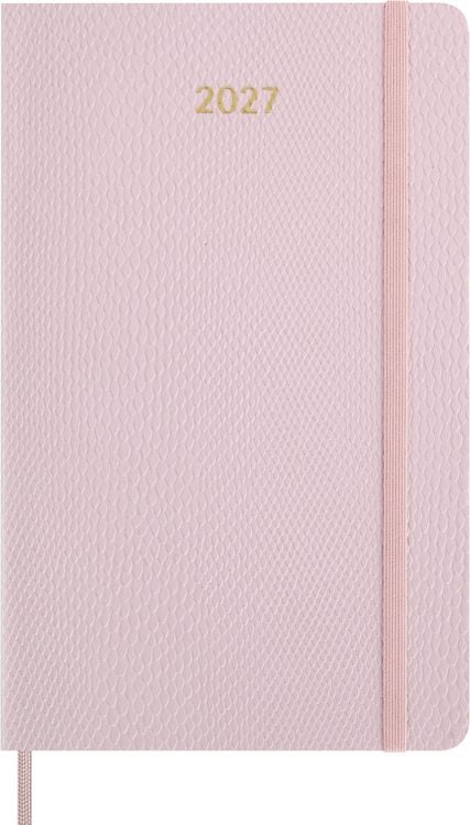 Produktbild: Moleskine Precious & Ethical 12 Monate Wochen Notizkalender 2027, L/A5, Liniert, Weicher Einband, Mamba Rose, mit Box