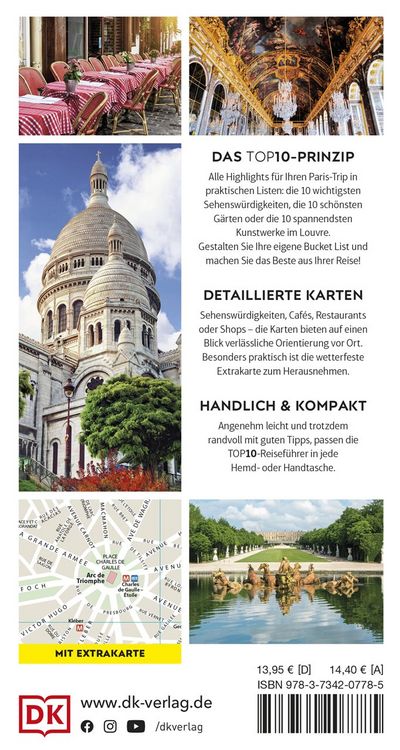 Produktbild: TOP10 Reisef&uuml;hrer Paris