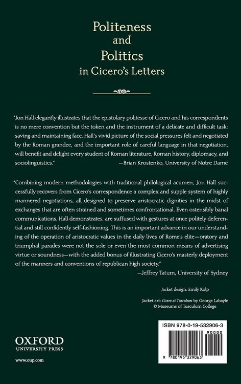 Produktbild: Politeness and Politics in Cicero's Letters