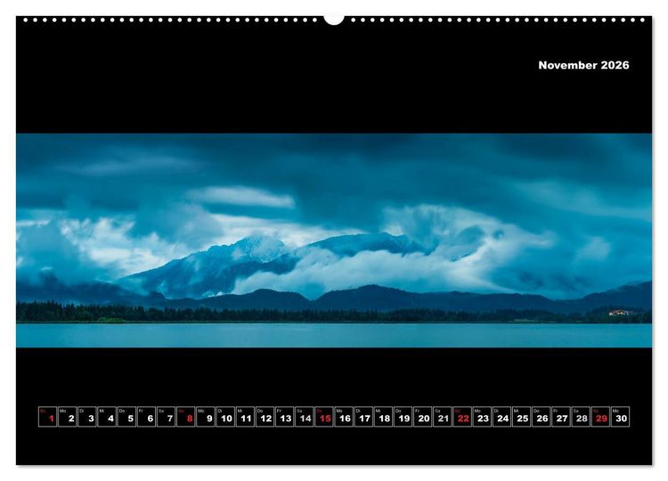 Produktbild: Weitblicke - Panoramen (hochwertiger Premium Wandkalender 2026 DIN A2 quer), Kunstdruck in Hochglanz