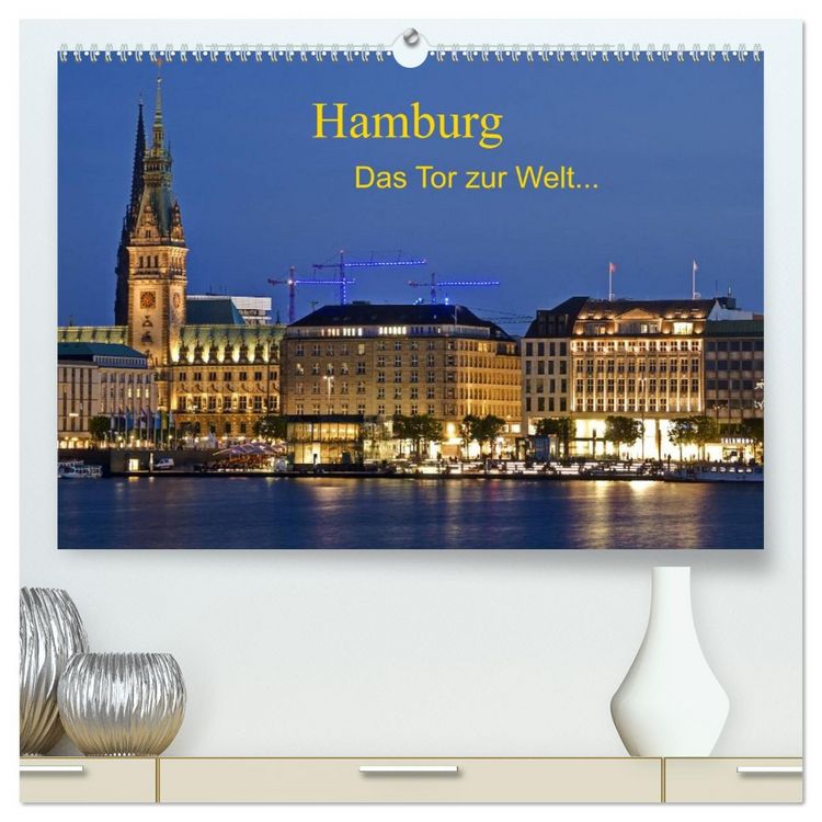 Produktbild: Hamburg . Das Tor zur Welt... (hochwertiger Premium Wandkalender 2026 DIN A2 quer), Kunstdruck in Hochglanz