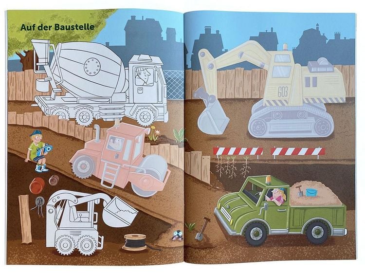 Produktbild: Mein bunter Puzzle-Sticker-Spa&szlig; - Fahrzeuge