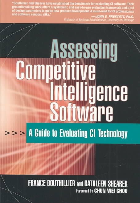 Produktbild: Assessing competitive intelligence