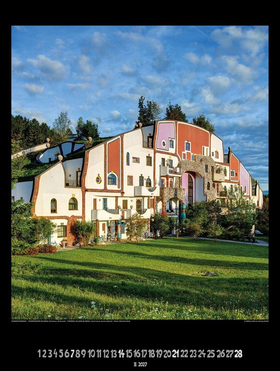 Produktbild: Gro&szlig;er Hundertwasser Architektur Kalender 2027