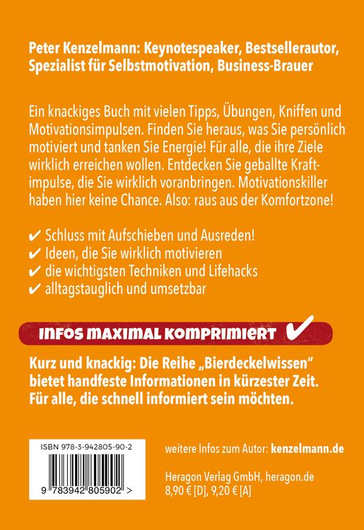 Produktbild: Bierdeckelwissen Selbstmotivation