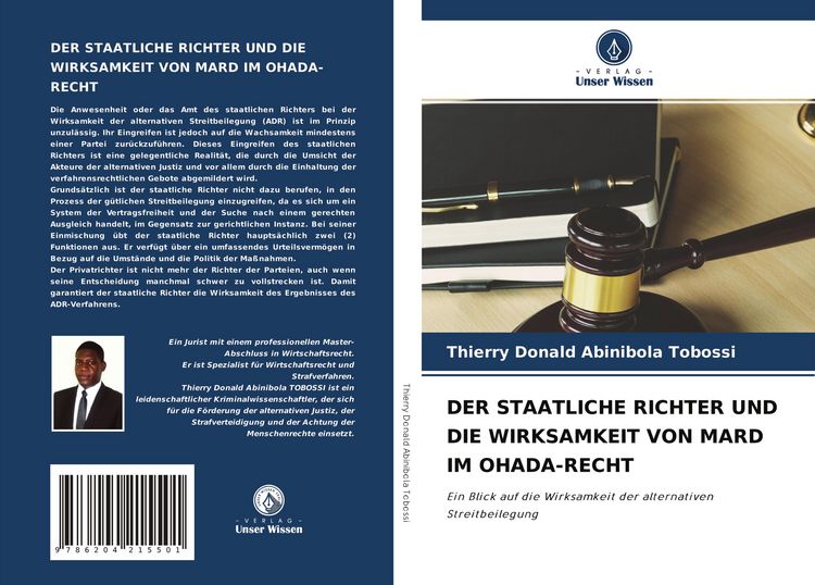 Produktbild: Der Staatliche Richter und die Wirksamkeit von Mard im Ohada-Recht