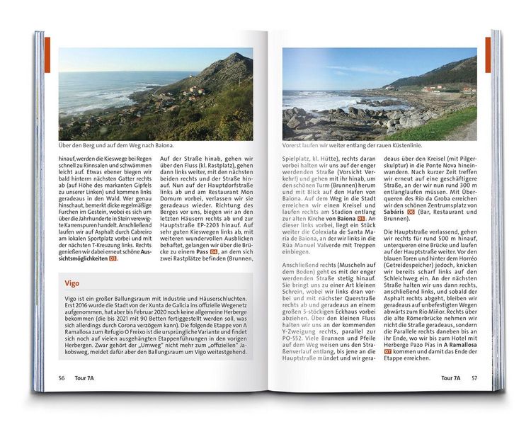 Produktbild: KOMPASS Wanderf&uuml;hrer Jakobsweg Portugal &ndash; Spanien, 25 Etappen mit Extra-Tourenkarte