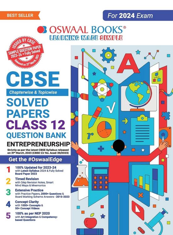 Produktbild: Oswaal CBSE Class 12 Entrepreneurship Question Bank 2023-24 Book