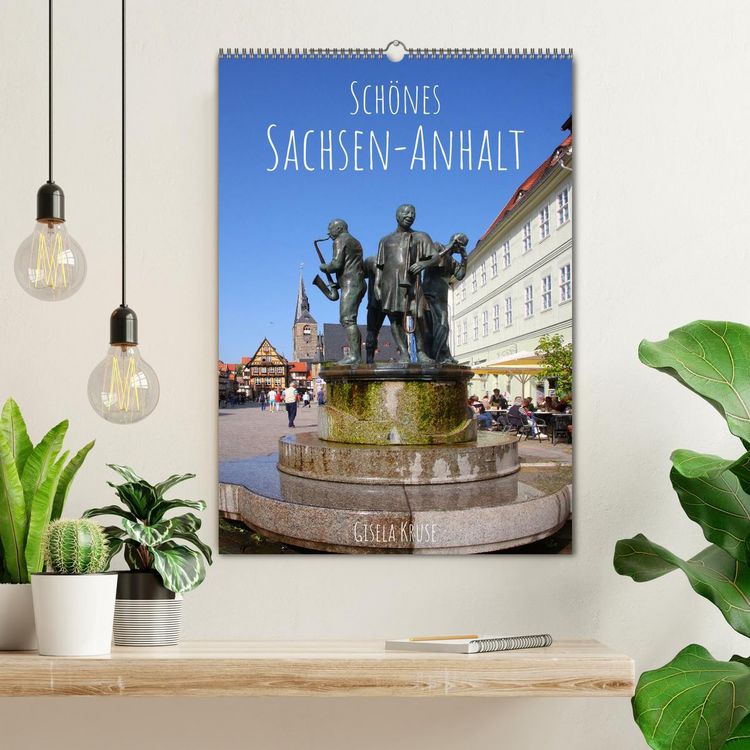 Produktbild: Sch&ouml;nes Sachsen-Anhalt (Wandkalender 2026 DIN A2 hoch), CALVENDO Monatskalender