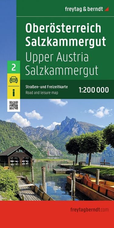 Produktbild: freytag & berndt Stra&szlig;enkarte Ober&ouml;sterreich - Salzkammergut 1:200.000