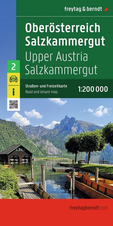 Produktbild: Freytag & berndt Stra&szlig;enkarte Ober&ouml;sterreich - Salzkammergut 1:200.000
