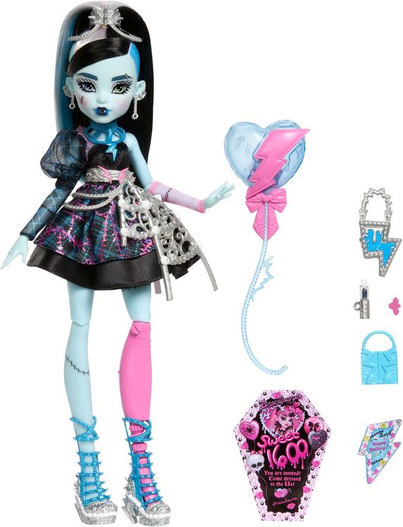 Produktbild: Monster High schaurig sch&ouml;ner Geburtstag Frankie Puppe