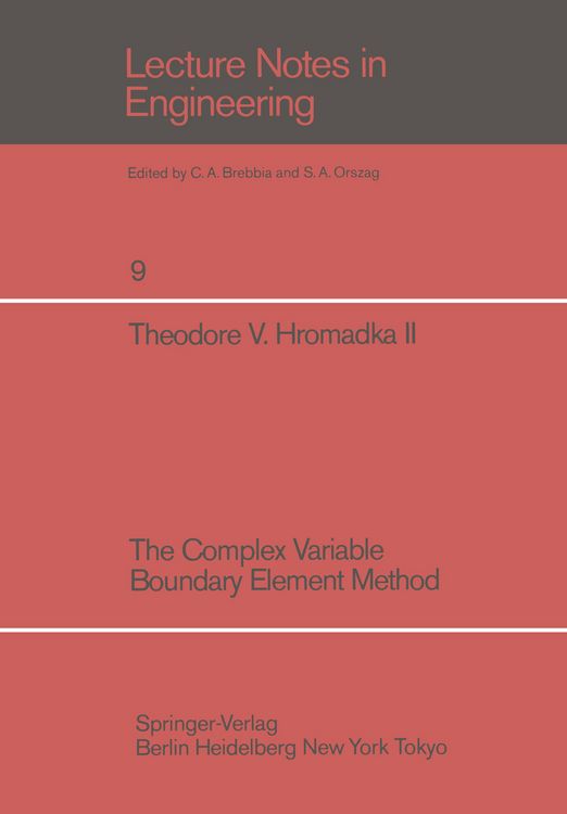 Produktbild: The Complex Variable Boundary Element Method