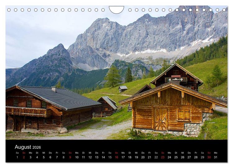 Produktbild: Der Dachstein - Massiv in den Alpen (Wandkalender 2026 DIN A4 quer), CALVENDO Monatskalender
