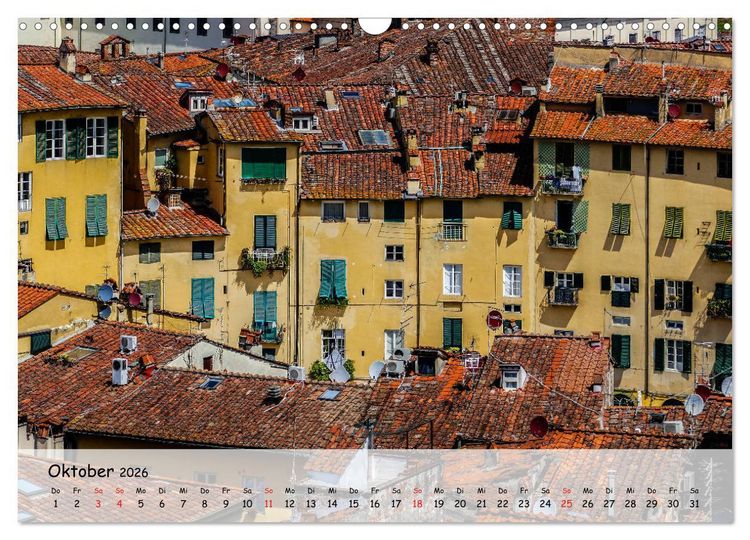 Produktbild: Bezauberndes Lucca (Wandkalender 2026 DIN A3 quer), CALVENDO Monatskalender