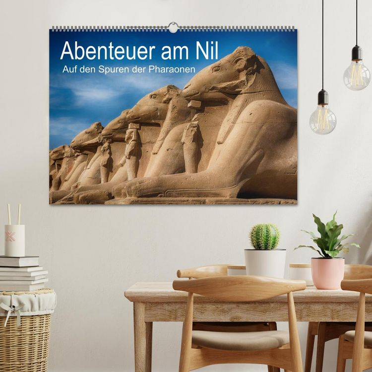 Produktbild: Abenteuer am Nil. Auf den Spuren der Pharaonen (Wandkalender 2026 DIN A2 quer), CALVENDO Monatskalender