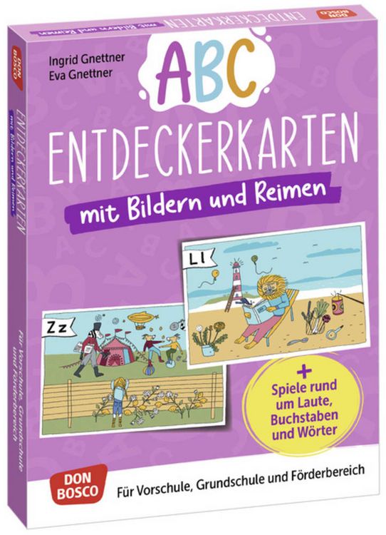 Produktbild: Abc-Entdeckerkarten mit Bildern und Reimen