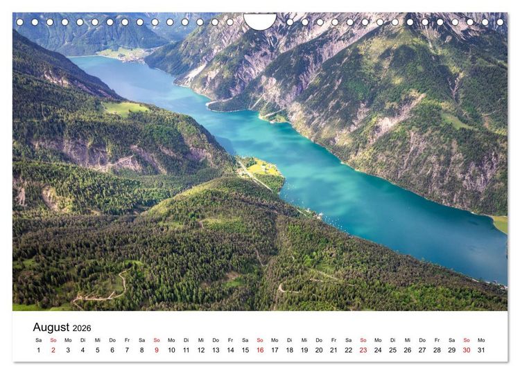 Produktbild: Traumhafter Achensee - eine kalendarische Reise (Wandkalender 2026 DIN A4 quer), CALVENDO Monatskalender