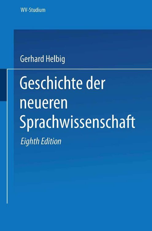 Produktbild: Geschichte der neueren Sprachwissenschaft