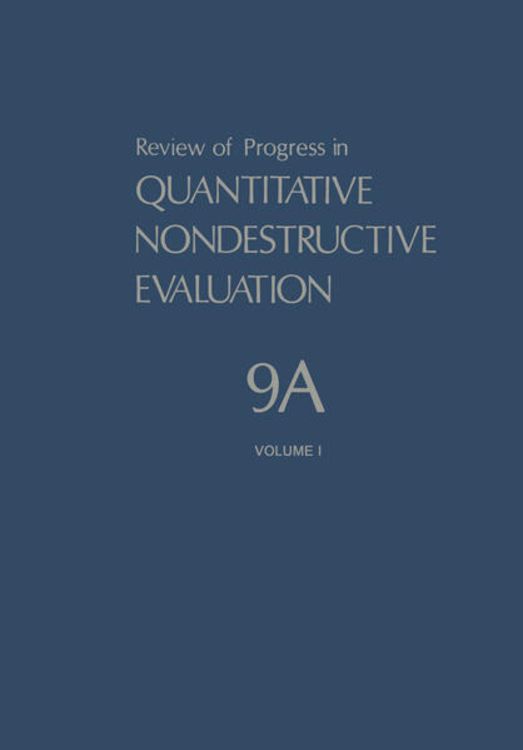 Produktbild: Review of Progress in Quantitative Nondestructive Evaluation