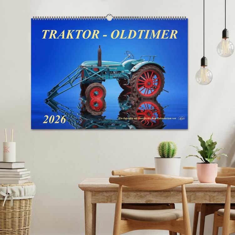 Produktbild: Traktor - Oldtimer (Wandkalender 2026 DIN A2 quer), CALVENDO Monatskalender