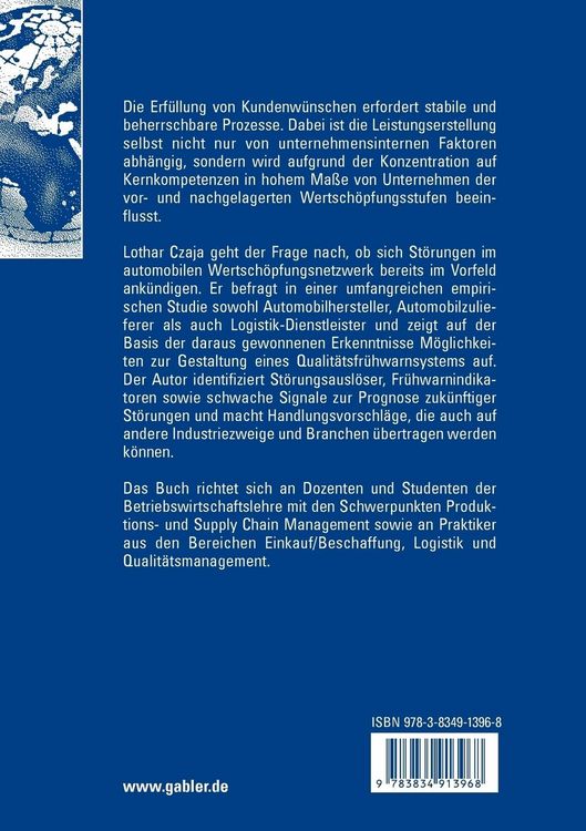 Produktbild: Qualit&auml;tsfr&uuml;hwarnsysteme f&uuml;r die Automobilindustrie