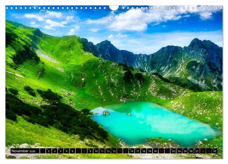 Produktbild: Oberstdorfer Bergwelt (Wandkalender 2026 DIN A3 quer), CALVENDO Monatskalender