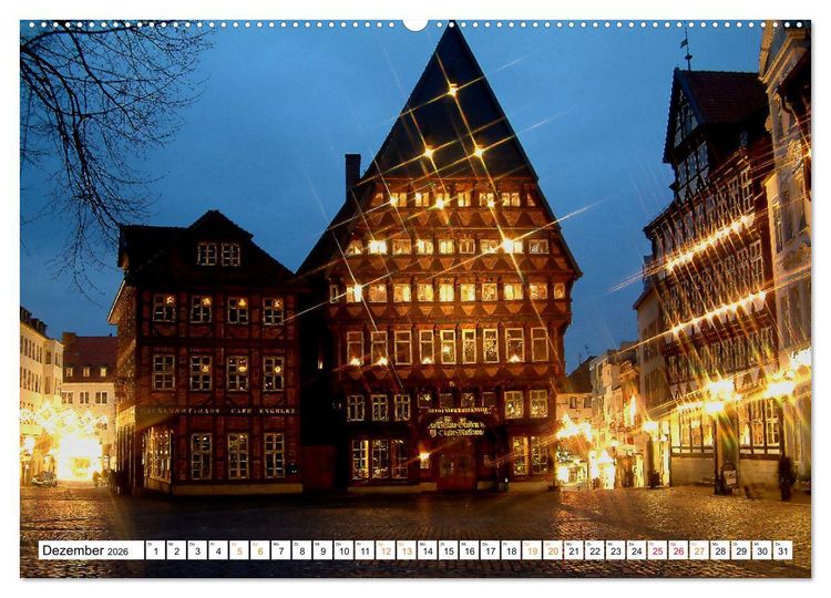 Produktbild: Hildesheim meine Stadt (Wandkalender 2026 DIN A2 quer), CALVENDO Monatskalender