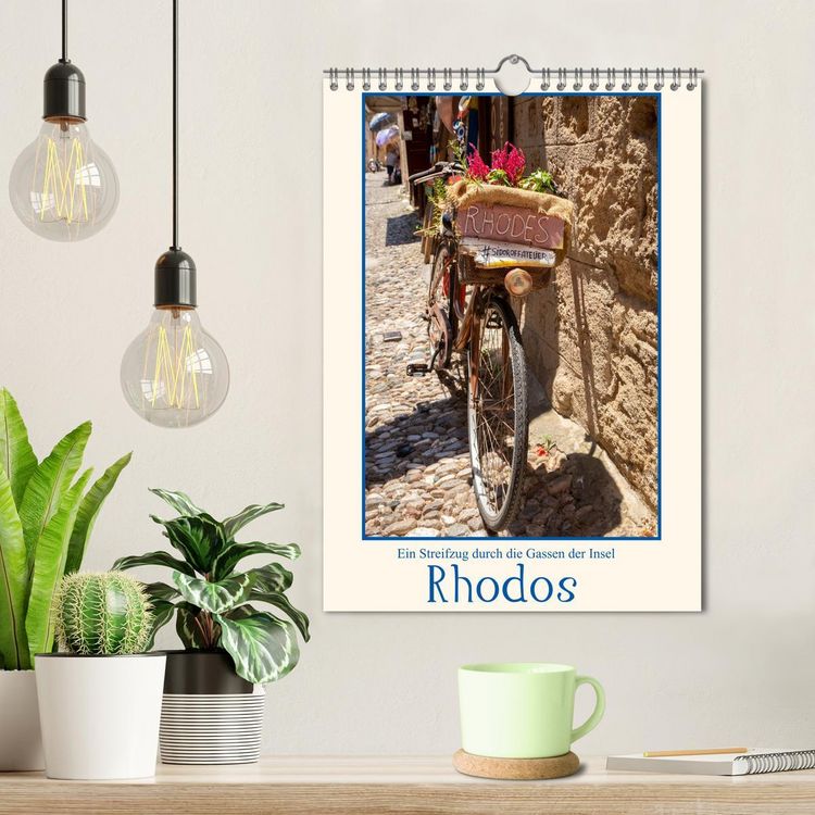 Produktbild: Ein Streifzug durch die Gassen der Insel Rhodos (Wandkalender 2026 DIN A4 hoch), CALVENDO Monatskalender