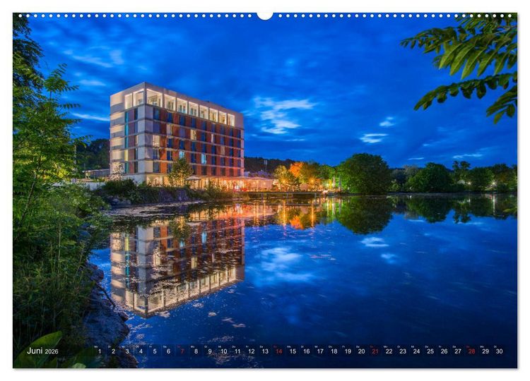Produktbild: Ulm f&uuml;r Nachtspatzen (Wandkalender 2026 DIN A2 quer), CALVENDO Monatskalender
