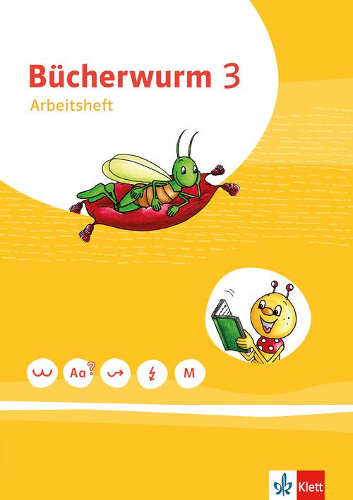 Produktbild: B&uuml;cherwurm Sprachbuch 3. Arbeitsheft