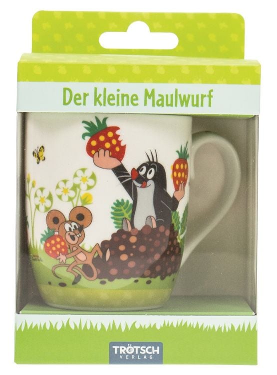Produktbild: Kindertasse "Der kleine Maulwurf" -Erdbeere