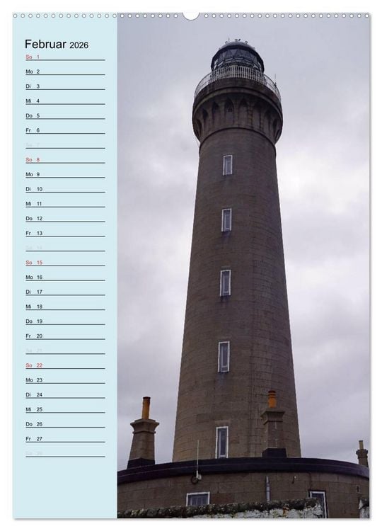 Produktbild: Leuchtt&uuml;rme - Geburtstagskalender (hochwertiger Premium Wandkalender 2026 DIN A2 hoch), Kunstdruck in Hochglanz