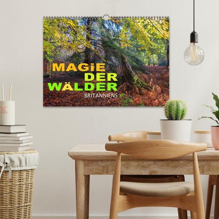 Produktbild: Magie der W&auml;lder Britanniens (Wandkalender 2026 DIN A3 quer), CALVENDO Monatskalender