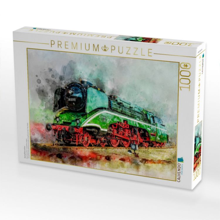 Produktbild: CALVENDO Puzzle Dampflokomotive | 1000 Teile Lege-Gr&ouml;&szlig;e 64x48cm Foto-Puzzle f&uuml;r gl&uuml;ckliche Stunden