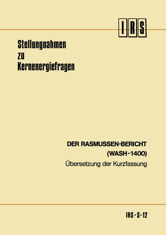 Produktbild: Der Rasmussen-Bericht (WASH-1400)