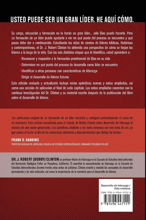 Produktbild: La formaci&oacute;n de un l&iacute;der