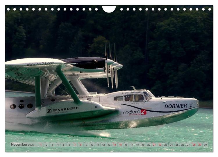 Produktbild: Wasserflugzeuge - Fliegende Exoten (Wandkalender 2026 DIN A4 quer), CALVENDO Monatskalender