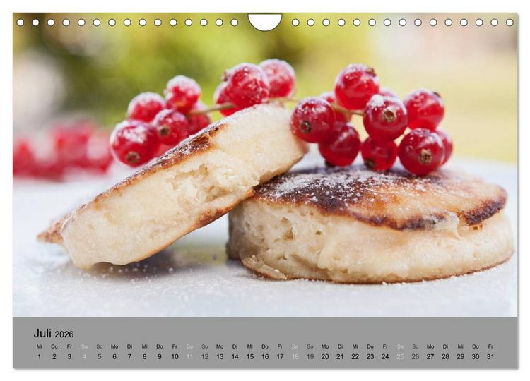Produktbild: S&uuml;&szlig;kram - Leckereien aus der K&uuml;che (Wandkalender 2026 DIN A4 quer), CALVENDO Monatskalender