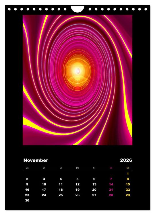 Produktbild: Energie-Spiralen 2026 (Wandkalender 2026 DIN A4 hoch), CALVENDO Monatskalender