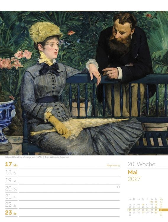 Produktbild: Kunstwelt Wochenplaner Kalender 2027 | Impressionismus und Klassische Moderne