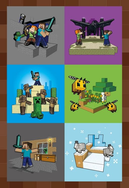 Produktbild: Minecraft: Superstarker Sticker- und Malspa&szlig;