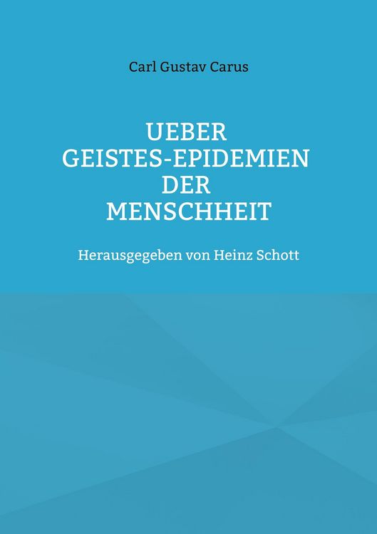 Produktbild: Ueber Geistes-Epidemien der Menschheit
