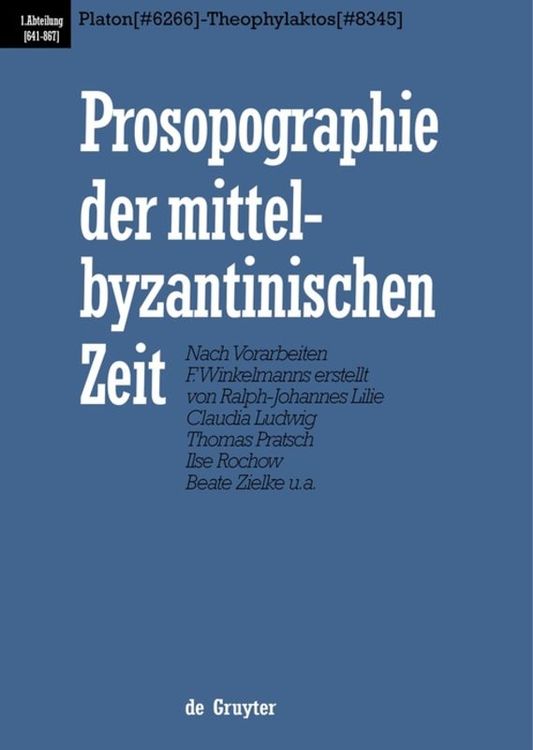Produktbild: Platon (# 6266) - Theophylaktos (# 8345)