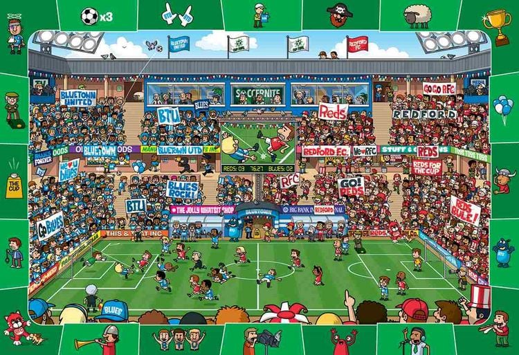 Produktbild: Fu&szlig;ball - Suchen & Finden (Puzzle)