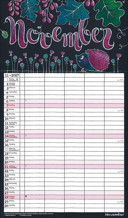 Produktbild: Lovely Chalk Timer 2027