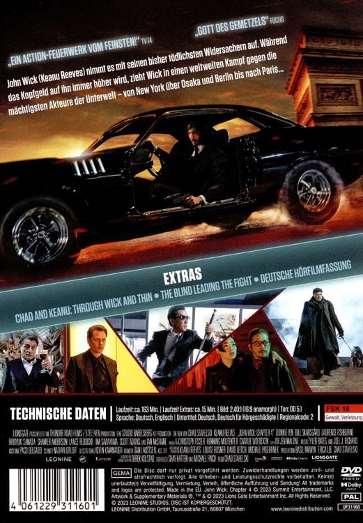 Produktbild: John Wick: Kapitel 4