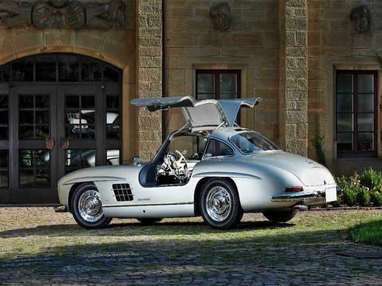 Produktbild: CALVENDO Puzzle Mercedes 300 SL Fl&uuml;gelt&uuml;rer | 1000 Teile Lege-Gr&ouml;&szlig;e 64x48cm Foto-Puzzle f&uuml;r gl&uuml;ckliche Stunden